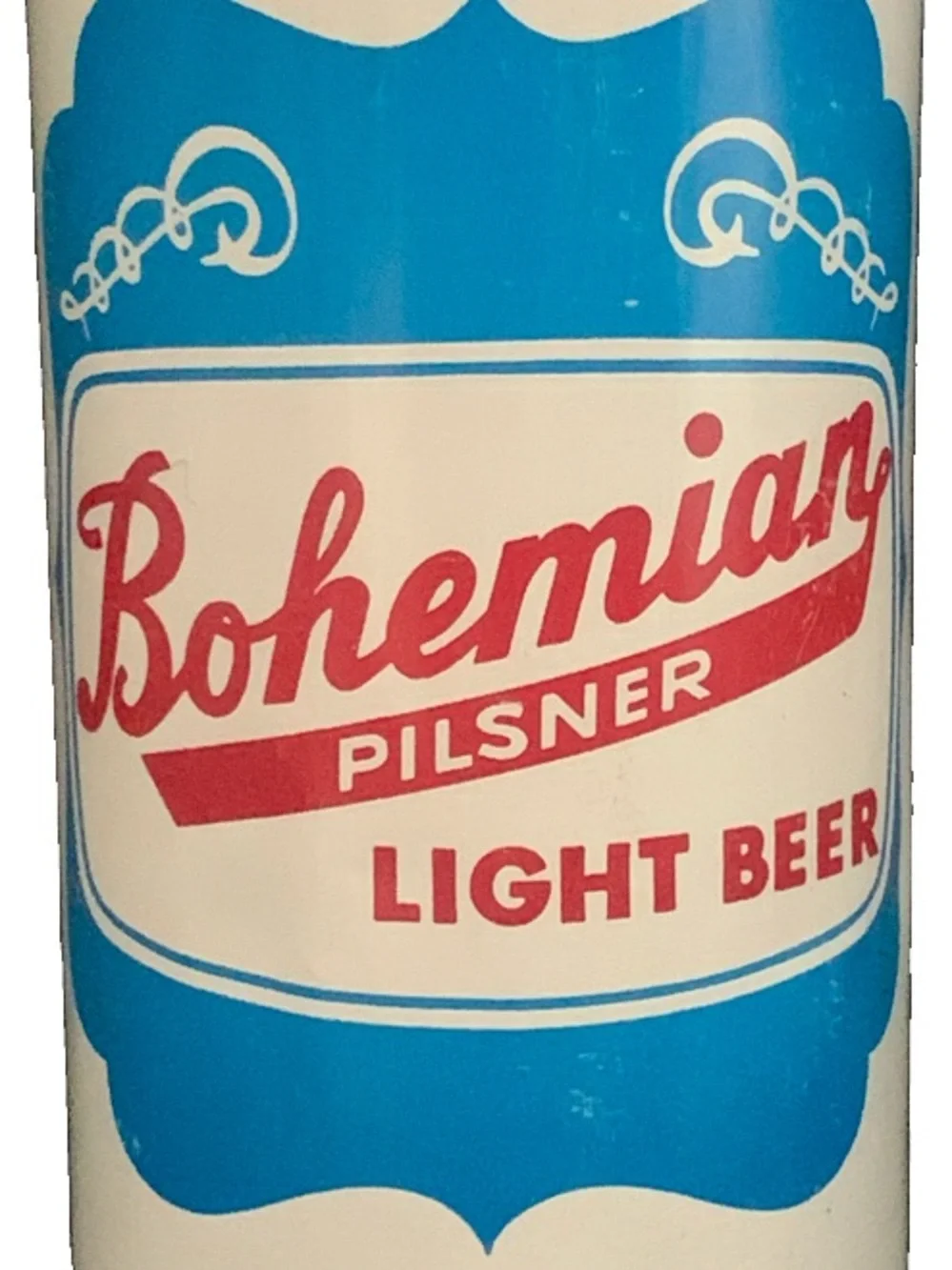 Vintage Beer Can Bohemian Pilsner Light Beer Empty General Brewing Steel Can